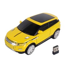 Car Mouse Mini Small Cool SUV Shaped Wireless Portable Yellow picture