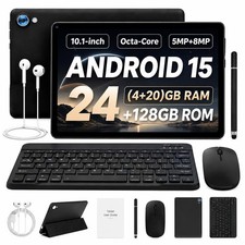 AEEZO 10.1 inch Android 15 Tablets HD Touchscreen Octa-Core 24GB+128GB ROM Googl picture