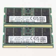 Samsung 32GB (2x16GB) DDR5-6400 PC5-51200 SODIMM RAM (M435R2GA3PB1-CCPRC) picture