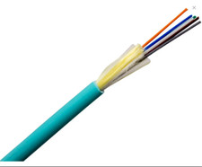 100m MSS Fibre 6 Core OM3  Riser Aqua LSZH Jacketed Cable OPTIC CABLE picture