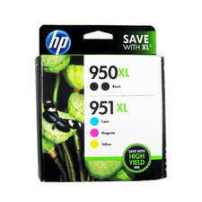 5pk Genuine HP 950XL Black & 951XL 3-Color OfficeJet 8620 8600 8630 (Retail Box) picture