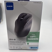 ELECOM EX-G Silent Wireless  Left-Handed Mouse - Black, Size Small picture