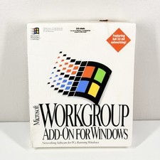 Microsoft Windows for Workgroups 3.1 Add On For Windows – Factory Sealed NOS picture