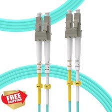 KeepFly Fiber 50ft Aqua OM4 LC-LC Fiber Cable picture