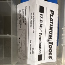 Platinum Tools EZ-RJ45 RJ45 Termination Crimp Tool Kit w/ Connectors picture