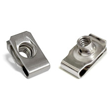 20pcs M8 U-Type Clip-On Nuts 304 Stainless Steel U Nut Fasteners picture