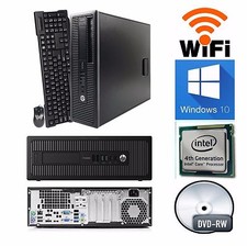 HP Prodesk 600 G1 4TH Gen Core i5 3.6GHz Quad 8GB 500GB Windows 10 64Bit DVD/RW picture