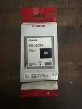 Genuine Canon PFI-120BK Black Ink Tank Brand New Sealed picture