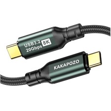 High-Speed 8K USB-C Monitor Cable 12FT - 100W PD Charging picture