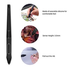 PW517 Battery-free Digital Pen Stylus for Huion Drawing Monitor Kamvas 13,Pro 24 picture