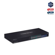 TRENDnet TPE-3018LS,18-Port Gigabit PoE+ Smart Surveillance Switch with 16 x picture