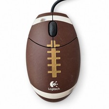 LOGITECH Football Mouse Optical USB Wired M-UV55A  Tested Works NFL picture