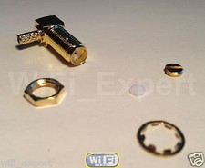 LONGER SMA Female plug right angle crimp RG174 RG179 RG316 RG188 cable connector picture