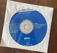 Dell Photo Printer 720 Drivers Utilities CD R5213 A00 May 2004 Original picture