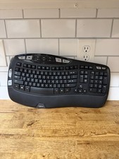 Logitech K350 Wireless Wave Ergonomic Keyboard Y-R0053 Black No USB Receiver picture