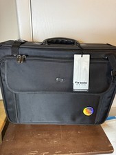Solo Morgan Rolling Black Laptop Catalogue Briefcase (NWT) picture