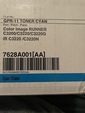 CYAN- Genuine NEW Canon GPR-11 Toner Cartridge 7628A001AA - C3200/C3220N Series picture
