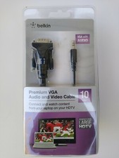 Belkin Premium VGA Audio and Video Cable 10'  *New/Sealed*   1.011 picture
