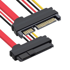 Chenyang SAS to SATA Cable,Sff-8482 SAS 29Pin to SATA 22Pin Hard Disk Drive Raid picture