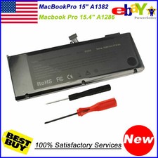 A1321/A1382 Battery for MacBook Pro A1286 Mid 2009 2010 2012 Late/Early 2011 picture