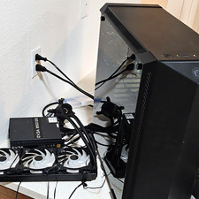 EVGA 850 GQ 850W Msi Case And Msi V2 Mag Liquid Aio picture