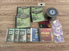Blank Media LOT UNUSED CD-RW DISCs / AZUL 50 PC, DVD-R 1.4 GB - Lot of 16 picture