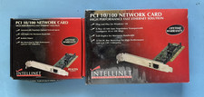lot of 2 Vintage Intellinet PCI 10/100 Ethernet Network Card open box picture