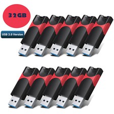 Wholesale 5/10/30/100PCS USB 3.0 32GB Retractable Flash Drive Memory High Speed picture