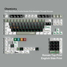 JCM Chemistry Keycaps 131-Key PBT Dye-Sub Cherry Profile ISO/ANSI picture