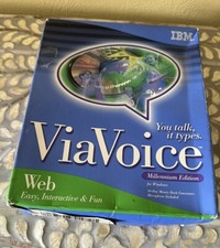 IBM ViaVoice Personal for Windows Millennium Edition You Talk It Types Brand New picture