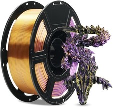 FLASHFORGE Silk PLA Filament 1.75mm 1KG Shifting Multicolor 3D Printer Filament picture