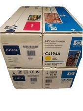 HP Laserjet Set Of 4 Cartridge C4192A C4191A C4193A  C4194A Toner Cartridge  picture