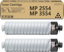 MP2554 MP3554 Toner Black Cartridge 2-Pack MP3054 MP3055 MP3554 MP3555 picture