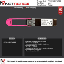 FTCC1112E1PLLFB6  Finisar 200GBase‑LR4 QSFP56 2km 1310nm CWDM Transceiver picture