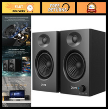 60W Bluetooth 5.3 Computer Speakers - Stereo 2.0 for Music & Gaming, USB/Aux Inp picture