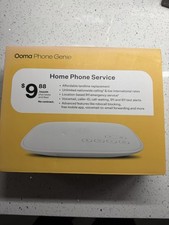 Ooma Phone Genie VoIP Adapter White DECT 6.0 Voicemail Caller ID 100-071-100 picture