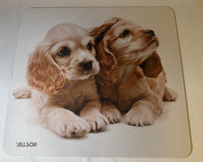 Vintage Allsop Naturesmart Cocker Spaniel Puppies Cute Dogs Mouse Pad (Mousepad) picture