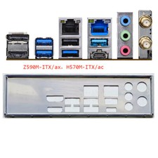 For ASRock Z590M-ITX/ax, H570M-ITX/ac I/O Shield BackPlate Blende Bracket picture