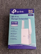 TP-Link RE605X AX1800 Wi-Fi 6 Range Extender Dual Band Gigabit Wireless Mesh NIB picture