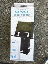 Aduro Multi-Charging Station Surge Protector w/6 Oulets & 2 USB Ports & Shelf picture