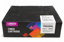 LEМERO TN229XL Toner 5-Pack High Yield for Brother MFC-L3780CDW HL-L3280CDW picture