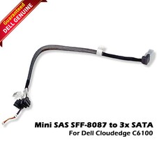 New Genuine SAS SFF-8087 to 3x SATA Cable For Dell Cloudedge C6100 231933 GVVPN picture