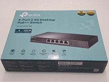 TP-Link TL-SG105PP-M2 5-Port 2.5G Switch 4-Port PoE++ 160W Used picture
