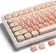 OHY PBT Keycaps, XVX Pink Jelly Foundation HOA Profile, 131-Key Cute Custom Keyc picture