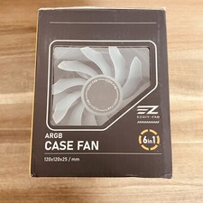 6-Pack with ARGB Controller EZDIY FAB ARGB 120mm Case Fan - Black picture