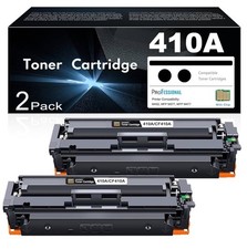 410A Toner Cartridges 2 Black Combo Replacement for HP 410A 410X Toner  picture