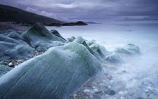 Landscape nature coast sea scotland Custom Gaming Mat Desk picture