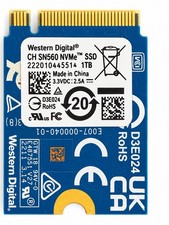 1TB WD CH SN560 M.2 NVMe PCIe 2230 CH SSD (Tested And working perfectly) picture