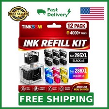 TINKSSW 295XL 286XL Ink Refill Kit Compatible for Canon 295 286 Ink TS6520 Co... picture