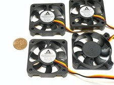 4 Pieces GDstime 12V 5010 3Pin Computer fan 50MM 5CM pc cooling Brushless picture